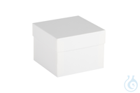 ratiolab® Cryo Boxes, cardboard, plastic coated, white, 133 x 133 x 100 mm...