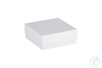ratiolab® Kryo-Boxen, Karton, spezial, weiß, 133 x 133 x 50 mm