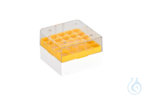 Kryo-Boxen, 1/4-Format, PC, Raster 5 x 5, gelb,...
