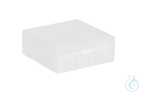ratiolab® Cryo Boxes, PP, without grid, natural, 133 x 133 x 52 mm ratiolab®...