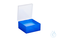 ratiolab® Cryo Boxes, PP, without grid, blue, 133 x 133 x 75 mm ratiolab®...