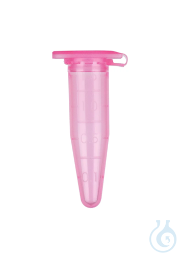 Reaktionsgefaesse, PP, 1,5 ml, mit Deckel, rot