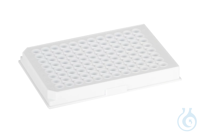 96-Well Mikrotestplatten, U-Boden, 400 µ l, PP, weiß, unsterilisiert