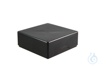 ratiolab® Cryo Boxes, PP, grid 10 x 10, black, 133 x 133 x 50/75 mm,...