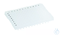 96-Well PCR-Platten, 96 x 0,2 ml, Halbrand erhöht, ABI®-Type