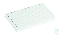 96-Well PCR-Platten, 96 x 0,1 ml, weiss, Halbrand, LightCycler®-Type, niedriges Profil