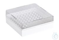 Cryo Boxes, PC, grid 10 x 10, white, 132 x 132 x 52 mm Cryo Boxes, PC, grid...