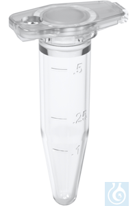 Safety-Cap Microcentrifuge Tubes, PP, 0. 5 ml, natural,...