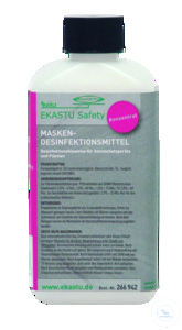 Masken-Desinfektionsmittel Inhalt 250 ml Ätzender flüssiger Stoff n. a. g UN...