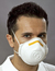 Stofmasker Mandil FFP1 - met kleurgecodeerde neusklem - bescherming tegen...