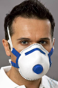 Atemschutzmaske Mandil FFP2/Soft/V 
	mit Cool Down Ausatemventil
	mit farbcodiertem Nasenbügel...