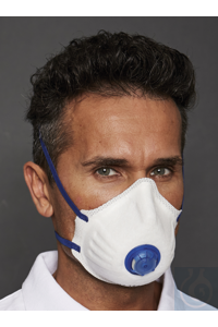 Atemschutzmaske M@NDIL SL FFP2/V D • die innovative „Ansaugpassform“ erübrigt einen Nasenbügel...