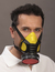 Halbmaske Polimask GAMMA/Silikone • Filteranschluss Sondergewinde 95 mm
•...