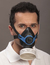 Halfgelaatsmasker Polimask 330 - met ronde schroefdraadaansluiting DIN EN...