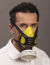 Halbmaske Polimask ALFA/Silikone 

	mit Rundgewindeanschluss nach DIN EN...