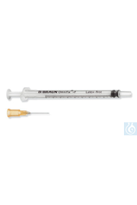 Einmalspritzen Omnifix®-F, PP/PS, steril, Kanüle 25 G x 5/8 Zoll, 1 ml Rücknahme ausgeschlossen!...