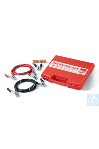 Antistatik-Set ROTH, 2 isolierte Kabel, 1 blankes Kupferband, 1 Stück Antistatik-Set ROTH, 2...