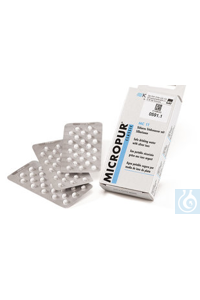 Wasserentkeimer Micropur®, Normaltabletten für je 1 l Wasser, 100 Stück Wasserentkeimer...