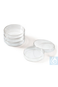 Rotilabo®-Petrischalen, Glas, zweiteilig, Ø 100 x H 20 mm, 18 Stück Rotilabo®-Petrischalen, Glas,...