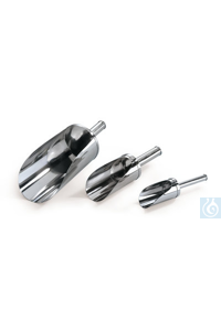 Rotilabo®-Handschaufel-Sort.Remanit 4301, 3 Handschaufeln, Vol. 120, 450, 1500 ml  Inhalt: 1 Set