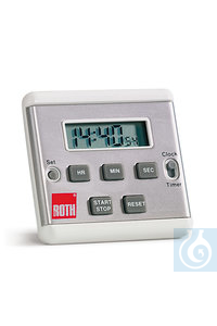 Rotilabo®-Signal-Timer, B 60 x H 60 mm, 1 Stück Rotilabo®-Signal-Timer, B 60 x H 60 mm  Inhalt: 1...