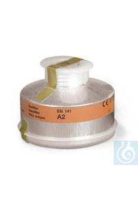 Atemschutzfilter, braun, gem. EN 14387, Typ A2, 1 Stück Atemschutzfilter, braun, gem. EN 14387,...