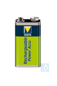 Aufladbare Batterien, E-Block, 9 V, 1 Stück Aufladbare Batterien, E-Block, 9 V  Inhalt: 1 Stück
