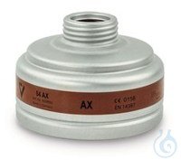 Atemschutzfilter, braun, gem. EN 14387, Typ AX, 1 Stück Atemschutzfilter, braun, gem. EN 14387,...