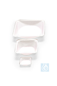Rotilabo®-Einmal-Wägeschalen, antistat., 330 ml, PS, natur, L140 x B140 x H22 mm  Inhalt: 500 Stück
