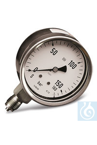 Manometer, Edelstahl, Messbereich 0 - 160 bar, 1 Stück Manometer, Edelstahl, Messbereich 0 - 160...