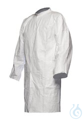 TYVEK® 500-Laborkittel, Größe M, mit Druckknöpfen, 3 Taschen, 10 Stück TYVEK® 500-Laborkittel,...