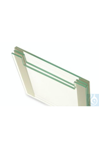 ROTIPHORESE® PROclamp MAXI, Ohren-Glasplatten mit fixierten Spacern , 2 Stück ROTIPHORESE®...