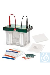 ROTIPHORESE® Kammer PROclamp MINI, Set m. Zubehör, Gelplatten 10 x 10 cm, inkl. Puffertank und...