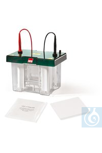 ROTIPHORESE® Kammer PROclamp MINI, Set für Fertiggele, Gelplatten 10 x 10 cm, inkl. Puffertank...