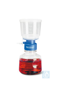 Filtrationsgeräte mit PES-Membran, Ø 50 mm, Porengröße 0,45 µm, 250 ml  Inhalt: 12 Stück