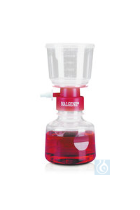 Filtrationsgeräte mit Nylon-Membran, Ø 75 mm, Porengröße 0,2 µm, 500 ml  Inhalt: 12 Stück