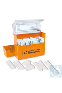 Pflasterspender aluderm®-aluplast, gefüllt, ABS-Kunststoff, 1 Stück Pflasterspender...