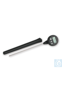 Einstichthermometer Pro-DigiTemp, Edelstahl, Messbereich -40 - +200 °C  Inhalt: 1 Stück
