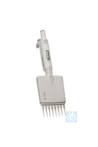 Mehrkanalpipette Acura® 855, variabel, von Socorex, 8-Kanal, 5 - 50 µl, inkl. Kontrollzertifikat...