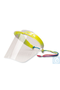 Gesichtsschirm Polysoft, PC, neongelb, ultraleicht, 1 Stück Gesichtsschirm Polysoft, PC,...