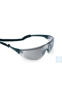 UV-Schutzbrillen millennia® sport, gem. EN 166, EN 170/172, Gestell schwarz, inkl. Brillenband...
