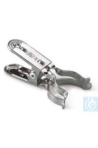 Schliffklemme ROTILABO® für Kegelschliffe ohne Feststellschraube, 14/23 Rotilabo®-Gabelklemme für...