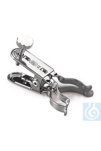 Schliffklemme ROTILABO® für Kegelschliffe mit Feststellschraube, 14/23 Rotilabo®-Gabelklemme für...