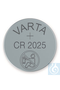 Knopfzelle, CR 2025, Lithium, 3 V, 1 Stück Knopfzelle, CR 2025, Lithium, 3 V, Enthält...