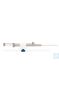 Mikroliterspritze mit Kolbenführung, PTFE-Hülse, L 50 mm, 10 µl, 1 Stück Mikroliterspritze mit...
