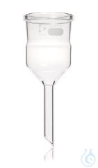 Filtriervorstoß, für 30 ml Tiegel, DURAN®, Ø innen, oben 41 mm, 1 Stück Filtriervorstoß, für 30...