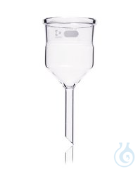 Filtriervorstoß, für 50 ml Tiegel, DURAN®, Ø innen, oben 50 mm, 1 Stück Filtriervorstoß, für 50...