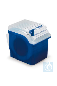 Rotilabo®-Spenderbox, ABS, blau, Dispenser, L 171 x B 120 x H 144 mm, 1 Stück...