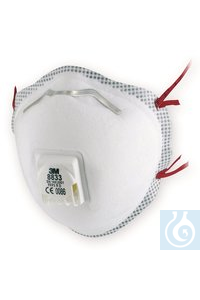 Partikelmasken Komfort, FFP3, 3M, gem. EN 149,2001, mit Cool-Flow-, 10 Stück Partikelmasken...