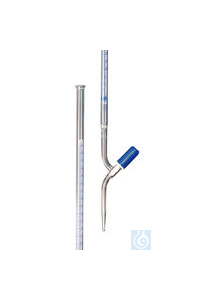 Büretten m. Schellbachstreifen, Kl. AS, DURAN®, mit geradem Ventilhahn, 25 ml  Inhalt: 2 Stück